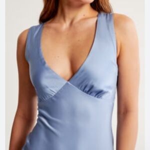 Women’s plunge cowl back maxi dress